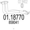 MTS 01.18770 Exhaust Pipe
